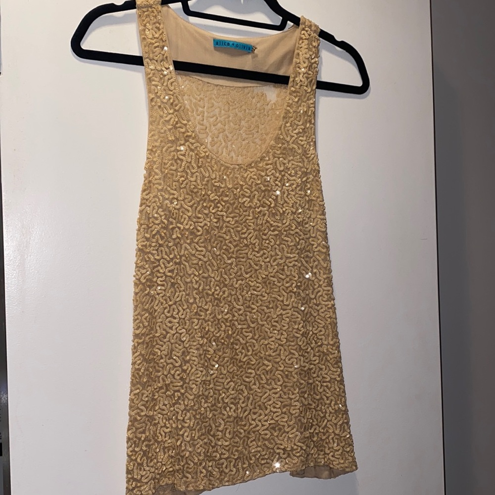 Alice and Olivia beaded top